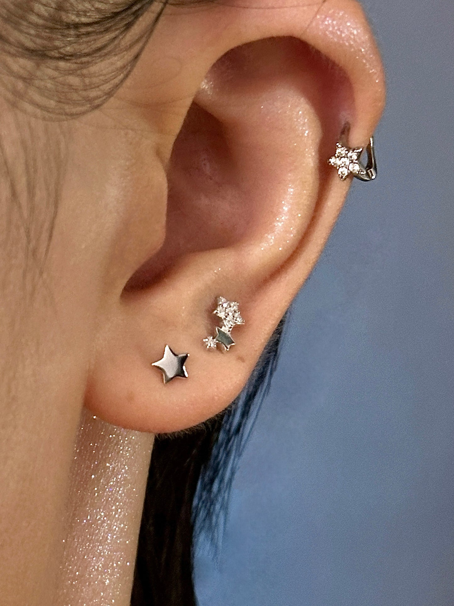 Gold-plated 925 sterling silver Wish Upon a Star Clicker