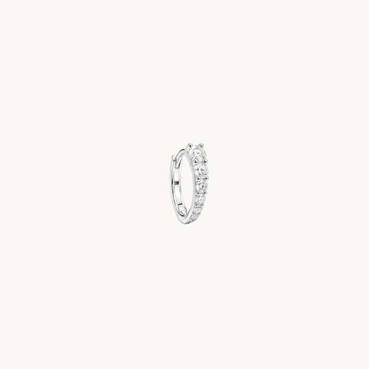 Rodin’s Curve Moissanite Hoops