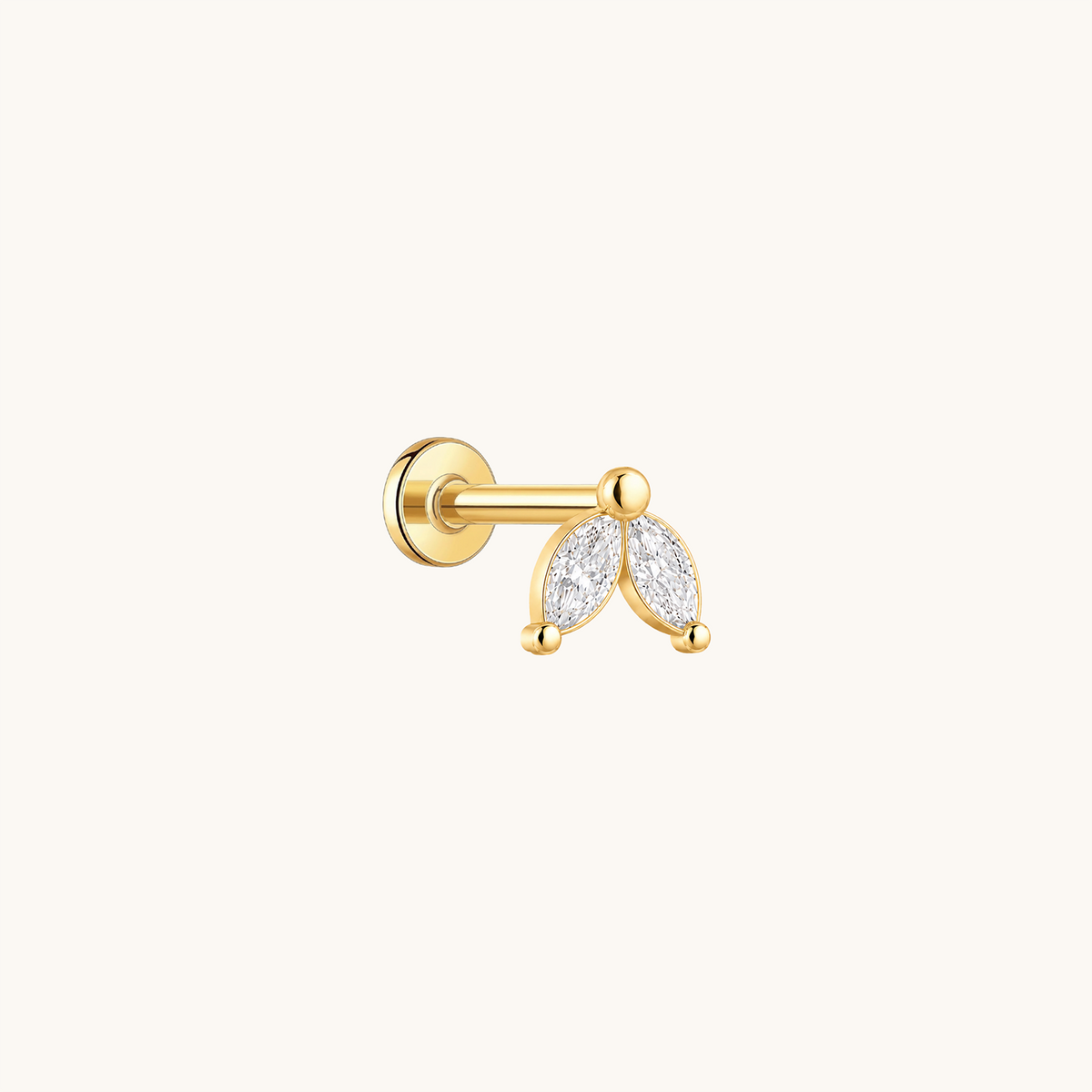 Leaves Flatback Earring