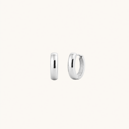 Chunky Dome Hoop Earrings