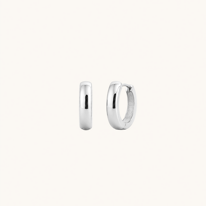 Chunky Dome Hoop Earrings