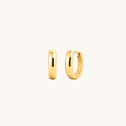 Chunky Dome Hoop Earrings