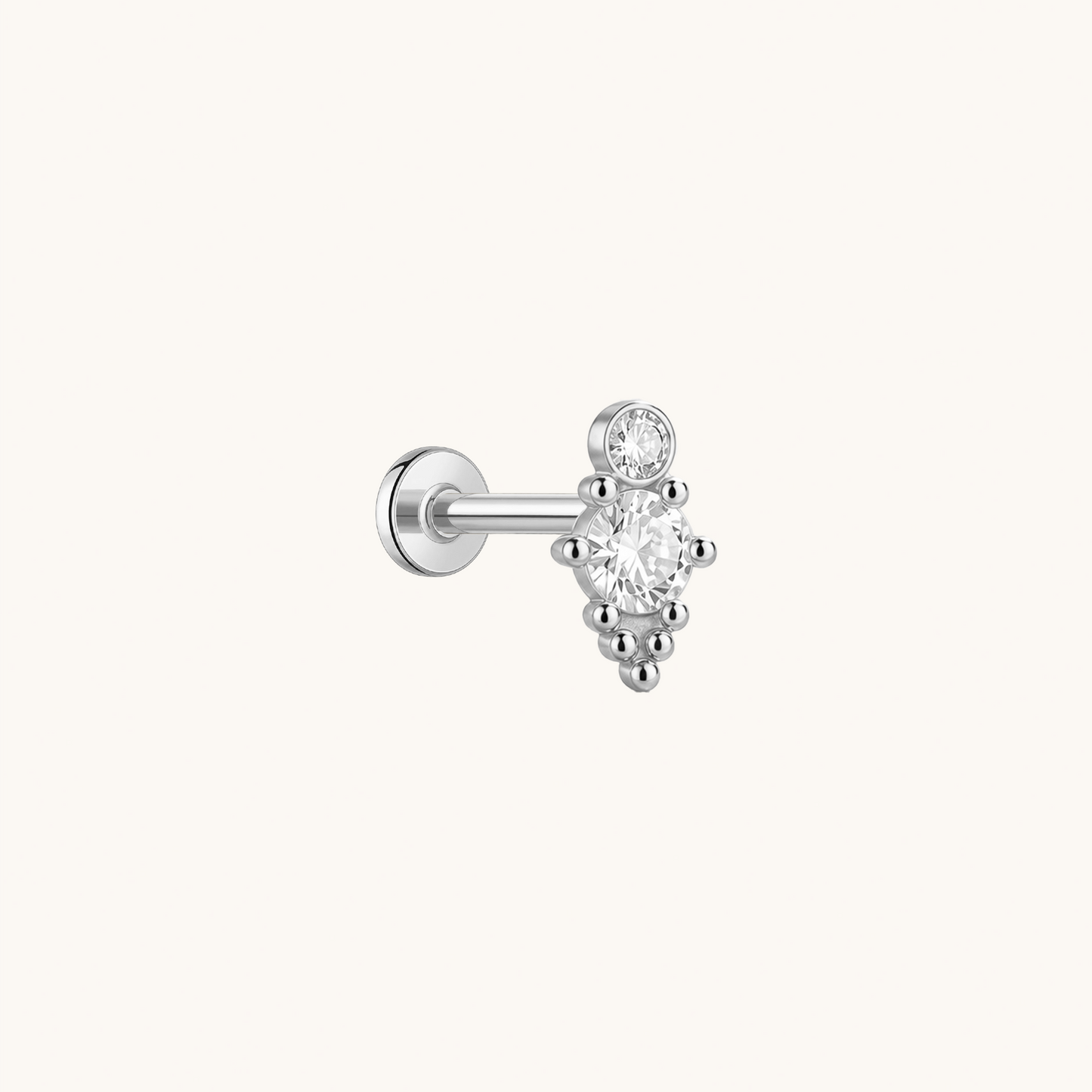 Triangle Flatback Earring