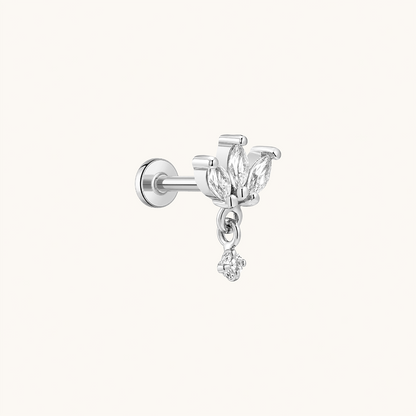 Marquise Dangle Flatback Earring