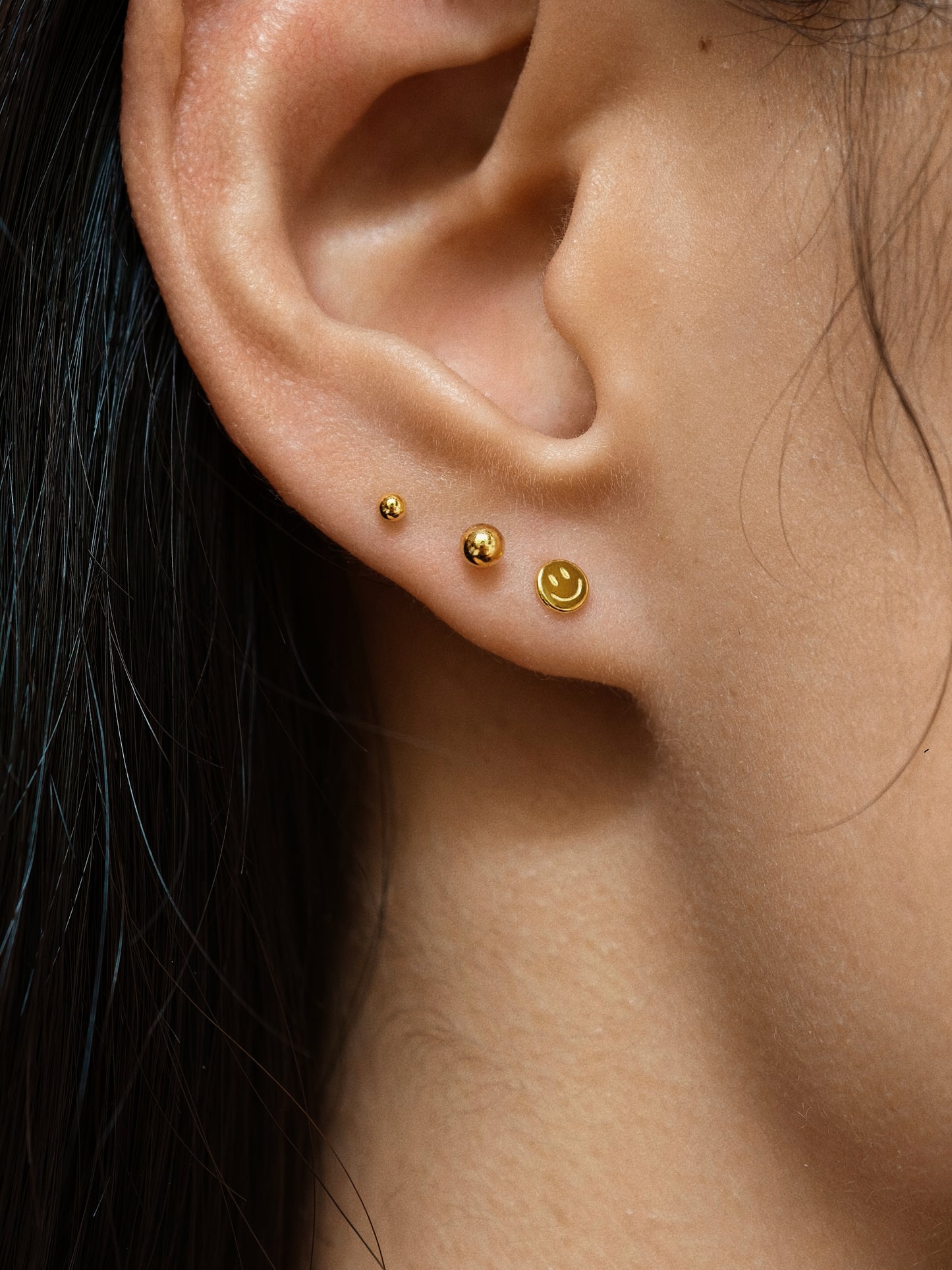 Ball Flatback Earring