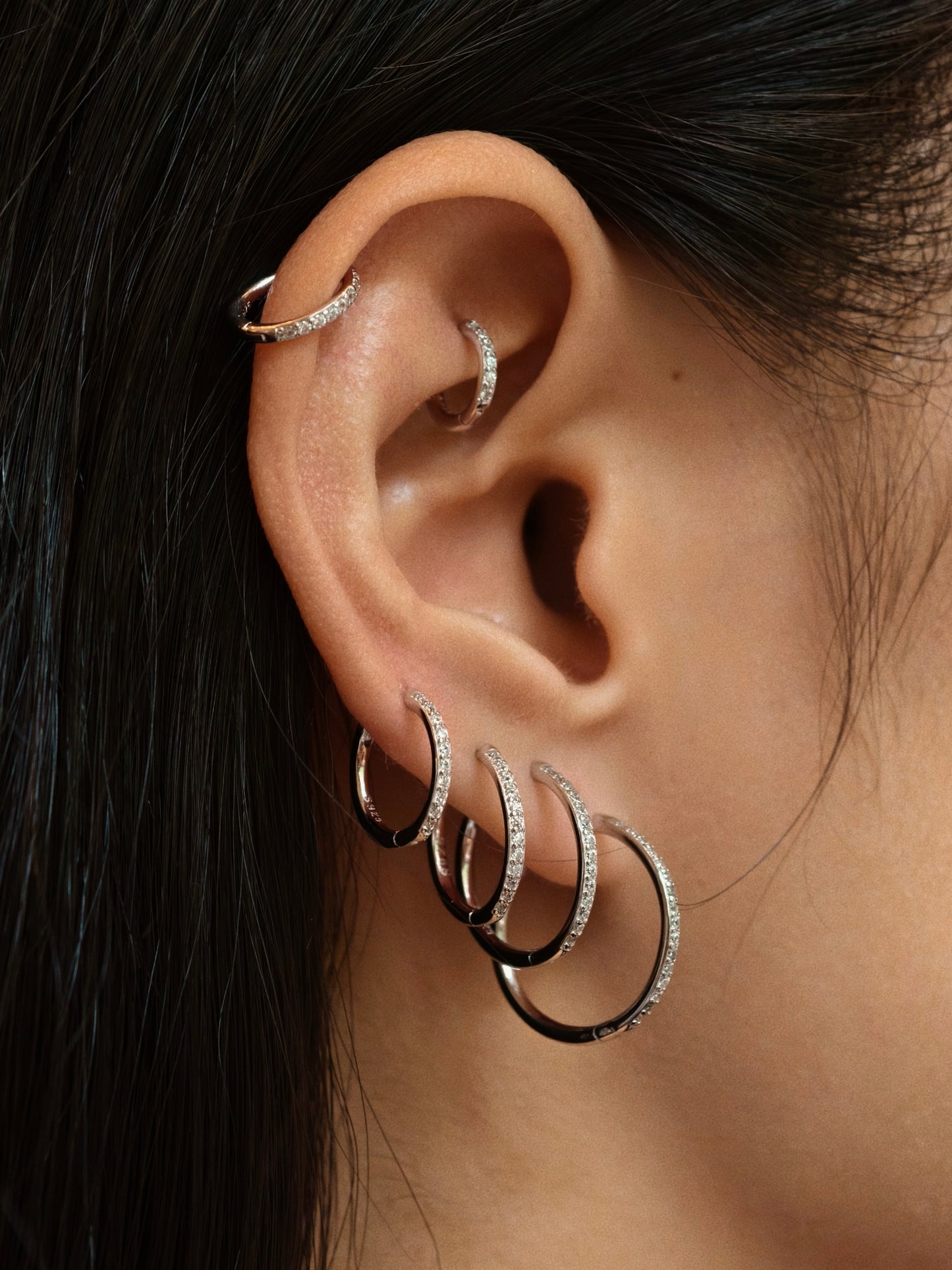 Glowline Hoop Earrings