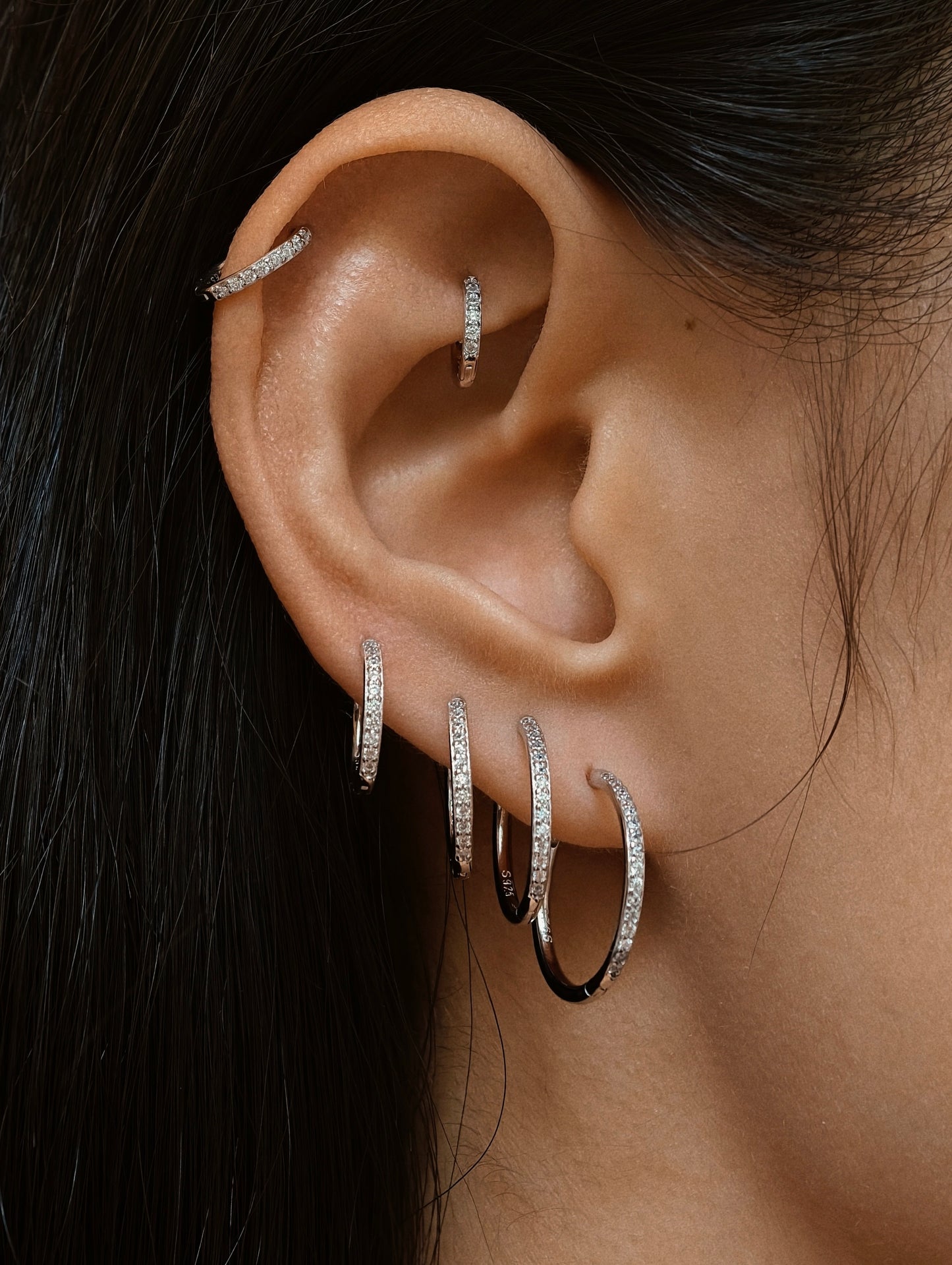 Glowline Hoop Earrings