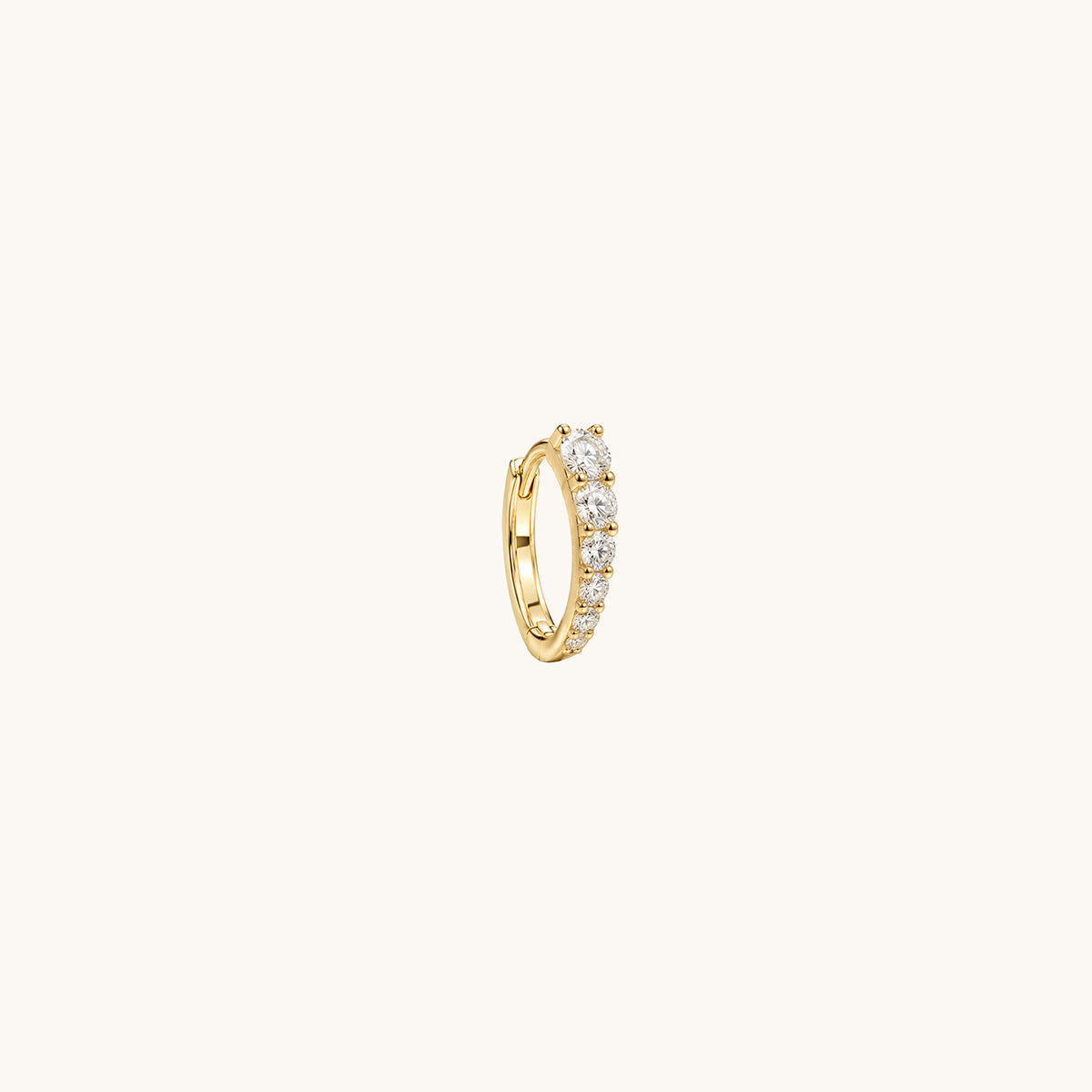 Rodin’s Curve Moissanite Hoops