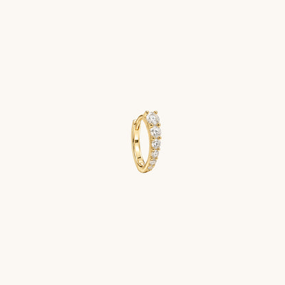 Rodin’s Curve Moissanite Hoops