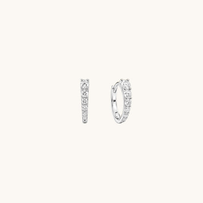 Rodin’s Curve Moissanite Hoops