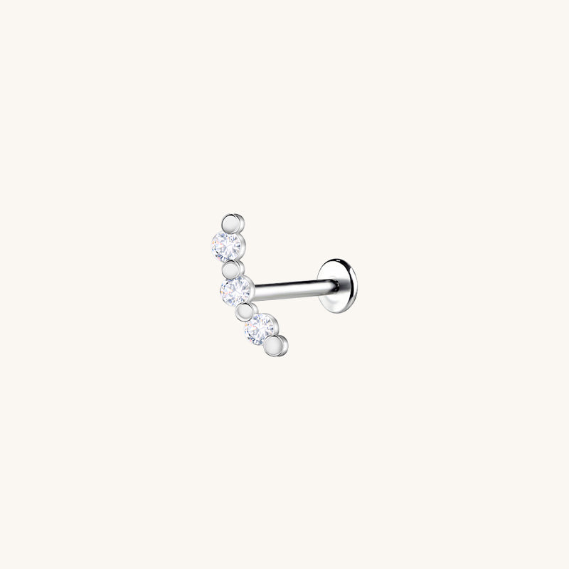 Curve Flatback Earring