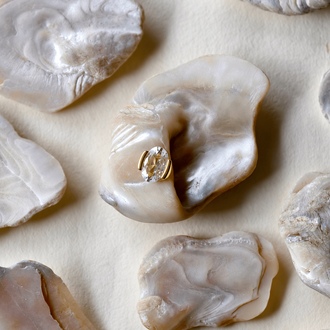Rodin’s Caress Flatback Earring - A Pierce of Life