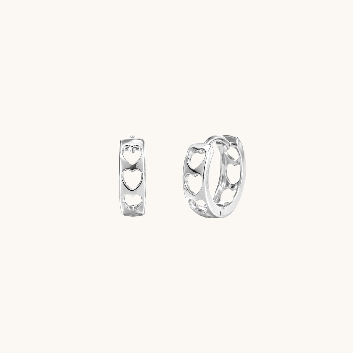 Airy Love Huggie Hoops