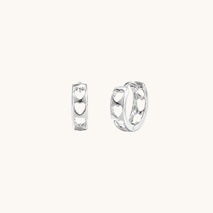 Airy Love Huggie Hoops