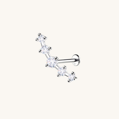 Star Cluster Flatback Earring