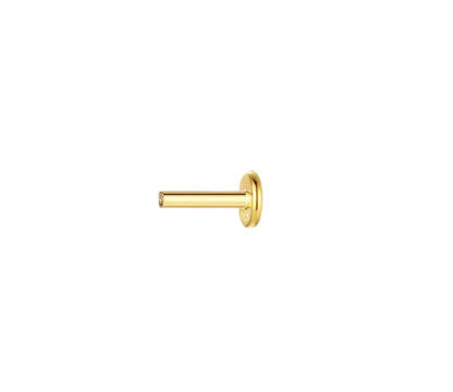 Gold-plated 925 sterling silver Solid 925 Flatback Backing