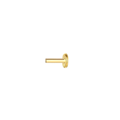 Gold-plated 925 sterling silver Solid 925 Flatback Backing