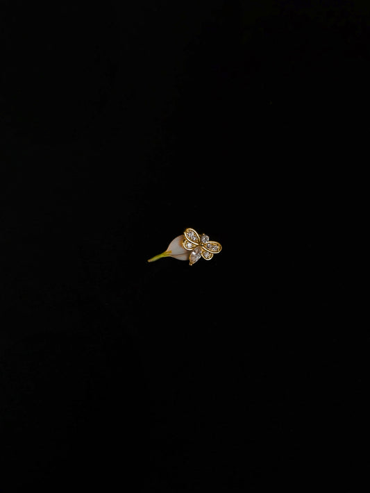 Honeybee Brilliance Flatback Earring