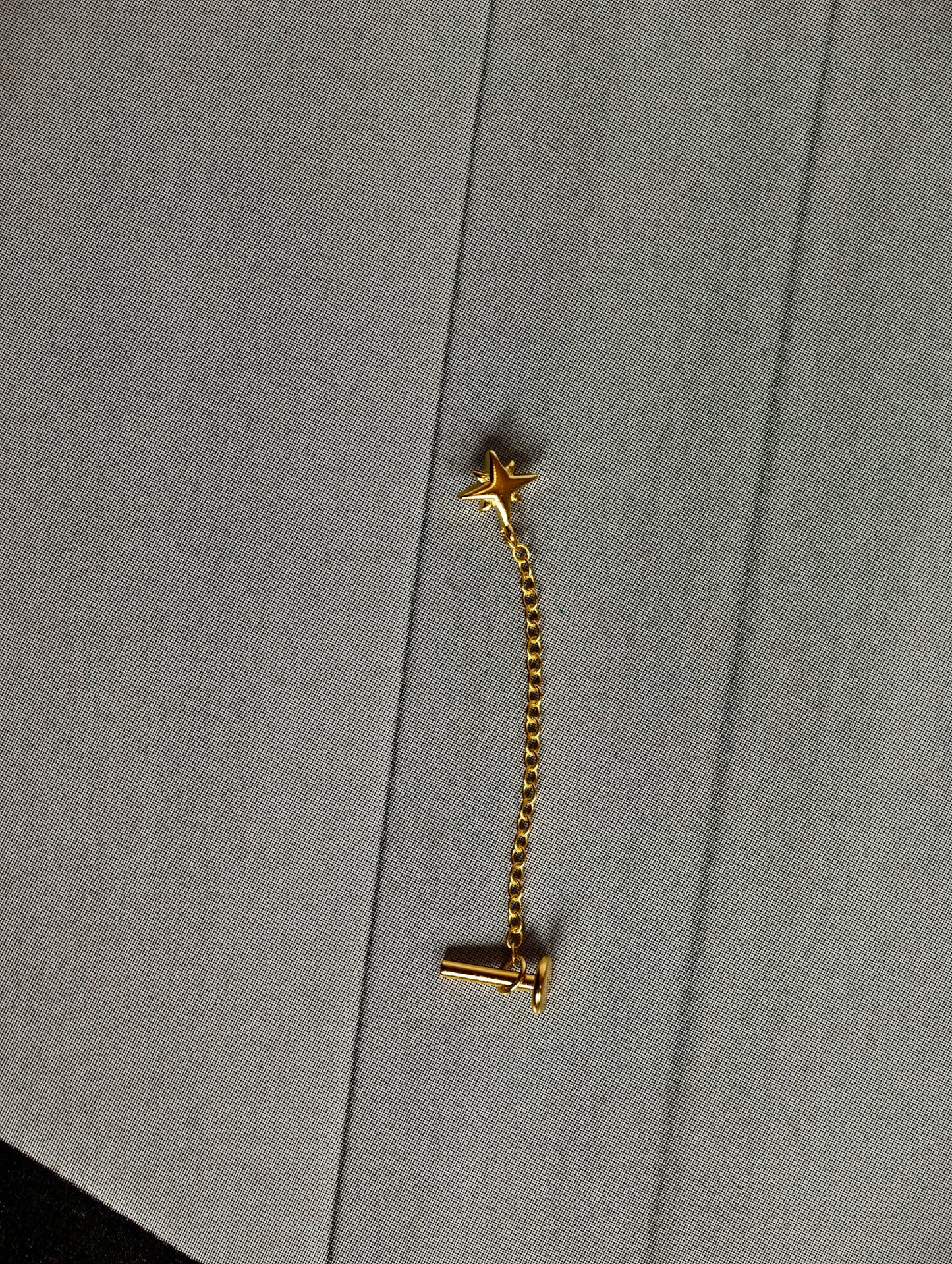 Star Chain Flatback Earring