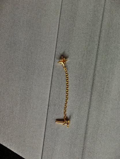 Star Chain Flatback Earring