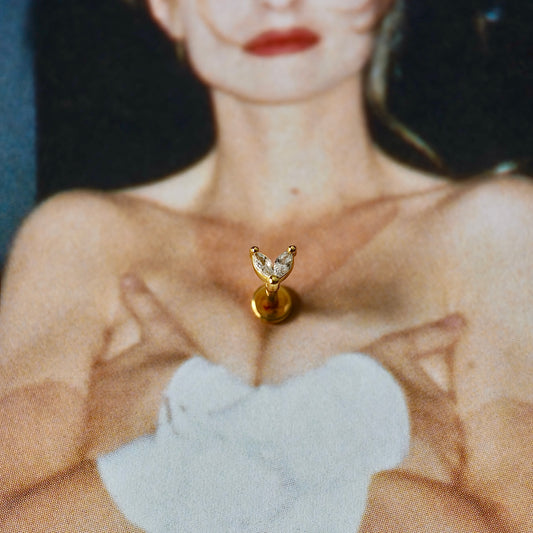 Leaves Flatback Earring