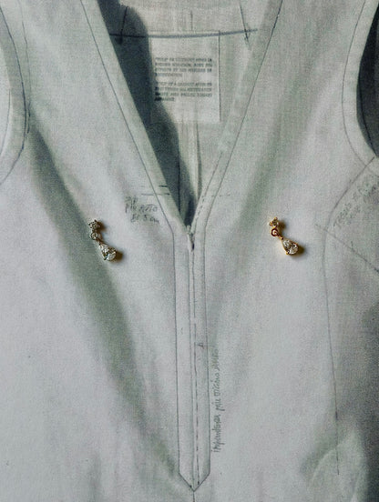 Lumi Drop Flatback Earring