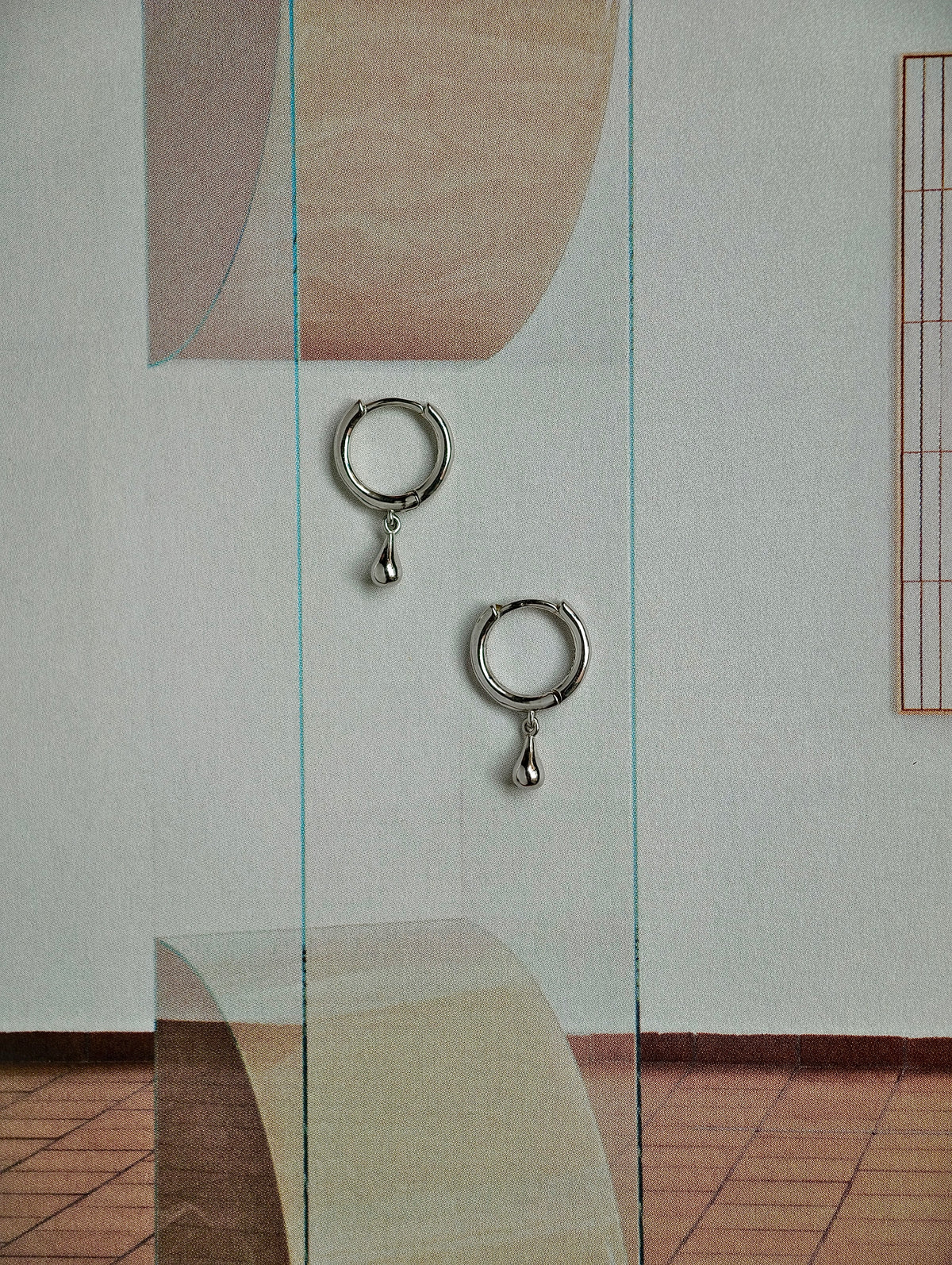 Teardrop Hoop Earrings