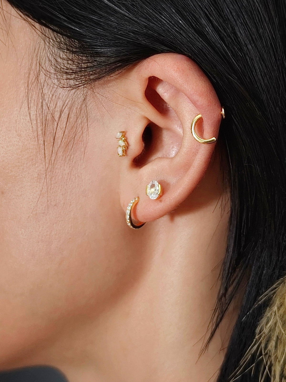 Rodin’s Caress Flatback Earring - A Pierce of Life
