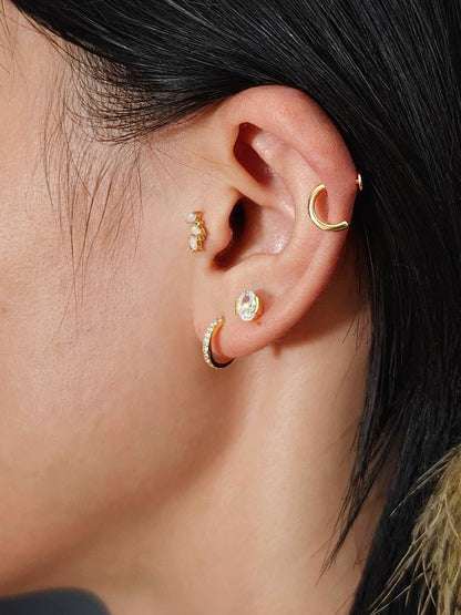 Rodin’s Caress Flatback Earring - A Pierce of Life
