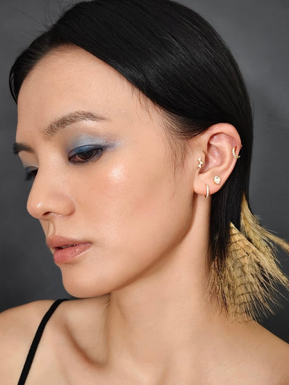 Rodin’s Caress Flatback Earring - A Pierce of Life