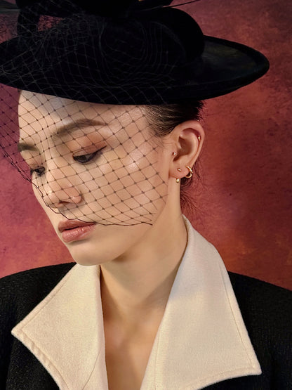 Gold-plated 925 sterling silver Teardrop Ear Jackets