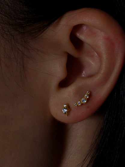 Triangle Flatback Earring