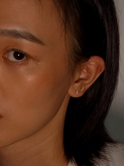 Triangle Flatback Earring