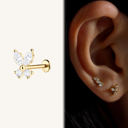 Butterfly Flatback Earring