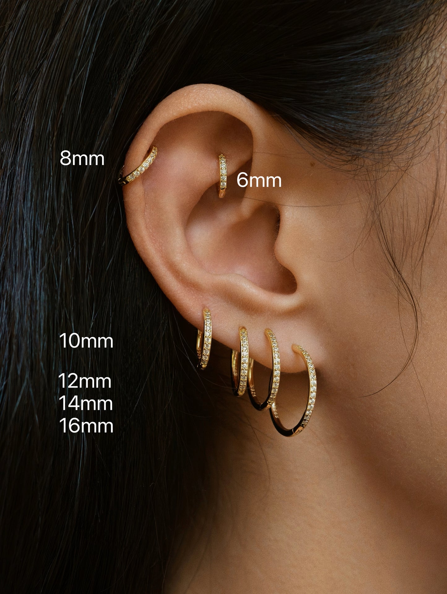 Glowline Hoop Earrings
