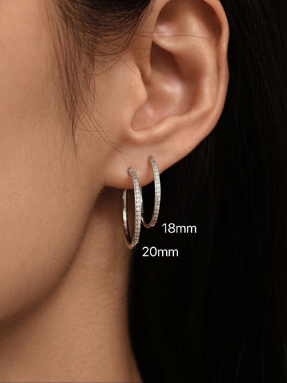 Glowline Hoop Earrings