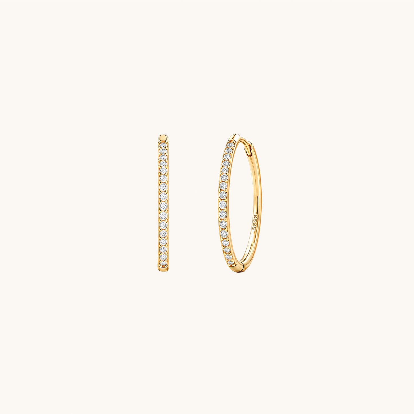 Glowline Hoop Earrings