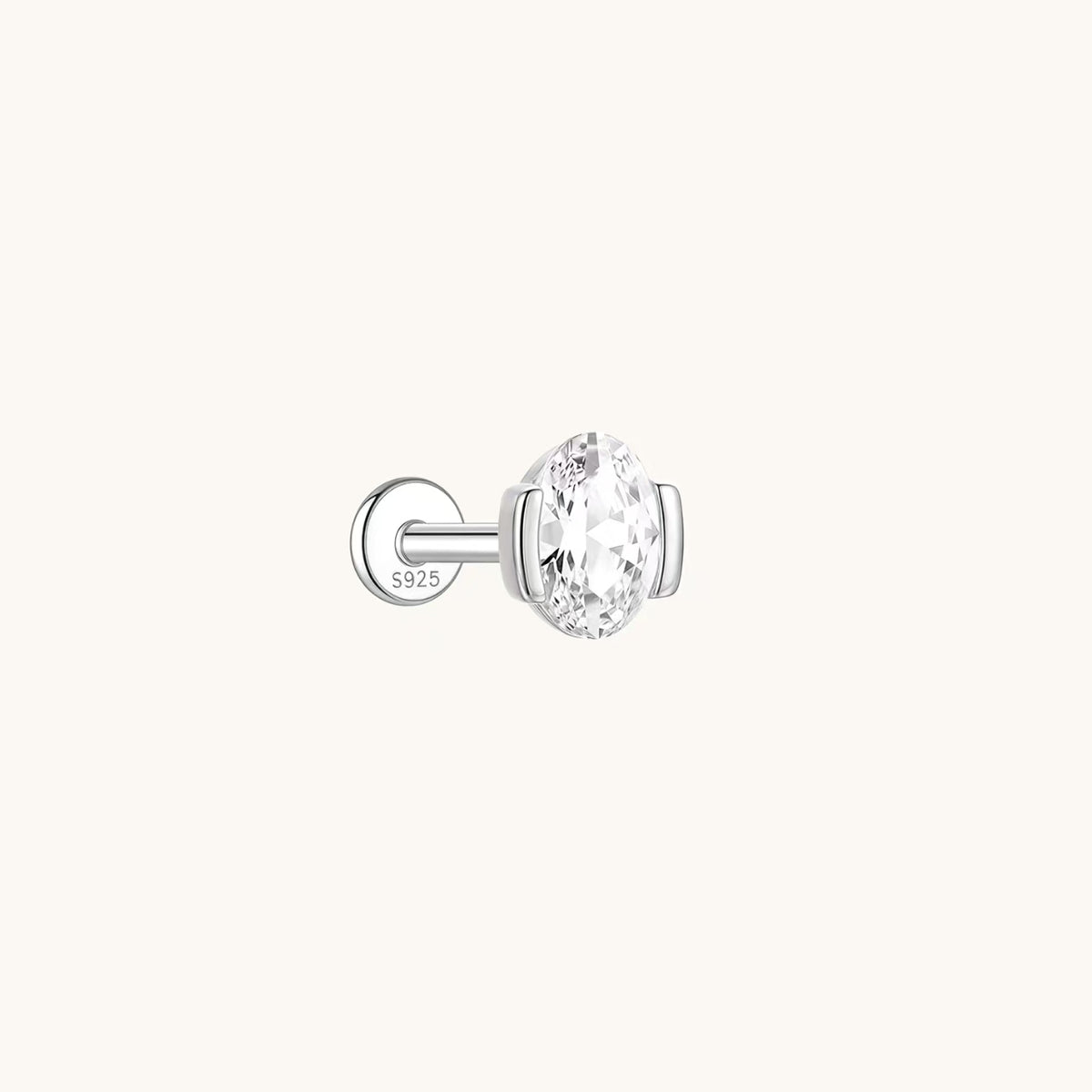 Rodin’s Caress Flatback Earring - A Pierce of Life