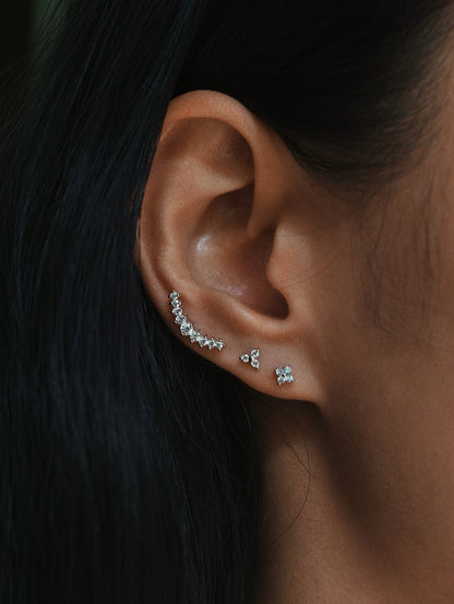 Trinity Flatback Earring