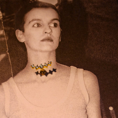 Star Cluster Flatback Earring