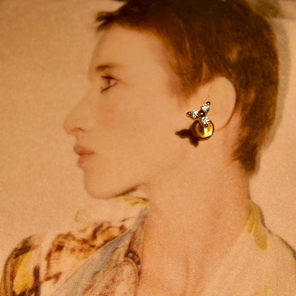 Trinity Flatback Earring