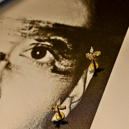 Butterfly Flatback Earring