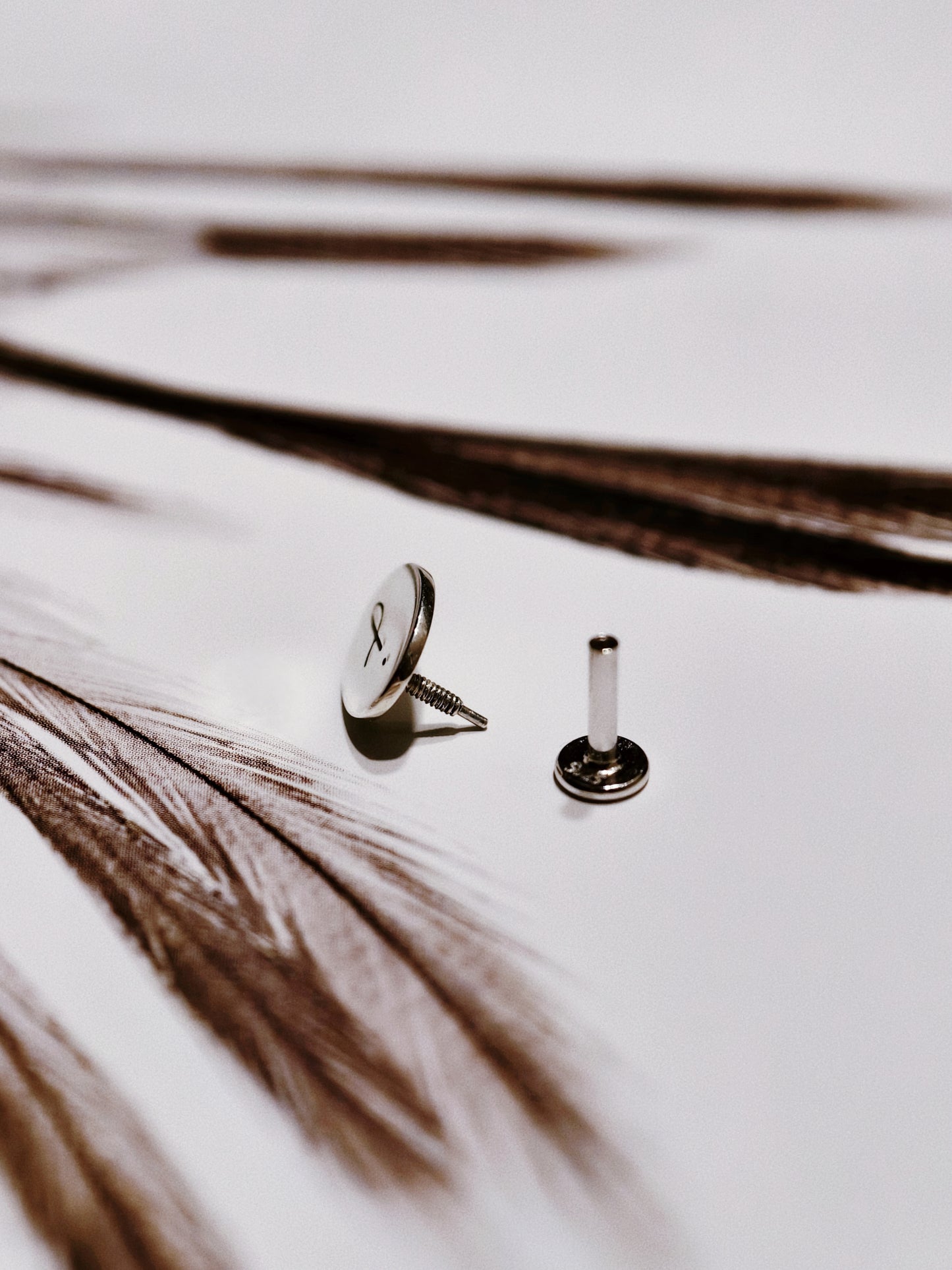 Gold-plated 925 sterling silver Customised Silver Oval Flatback Earring