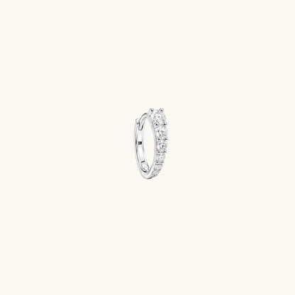 Rodin’s Curve Moissanite Hoops