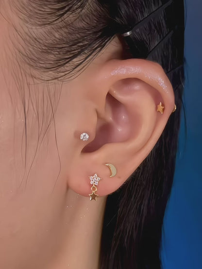 Little Star Flatback Earring