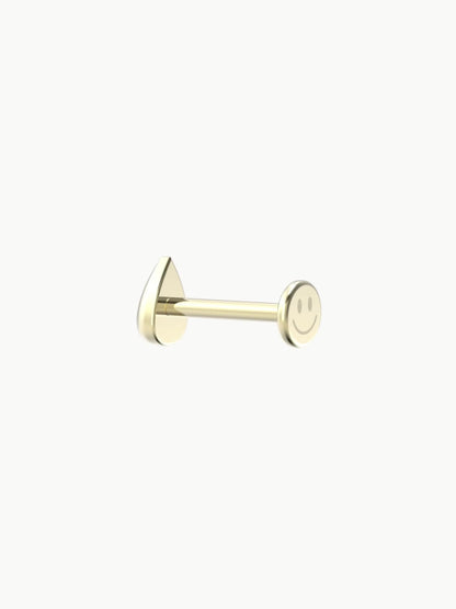 Teardrop Flatback Earring