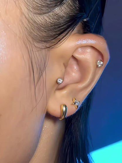 Guiding Star Flatback Earring
