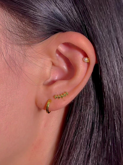 Pearl Flatback Earring