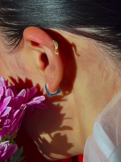 Koi Spectrum Flatback Earring