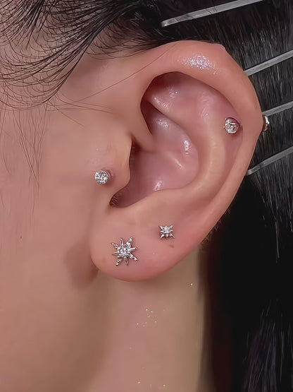 Meridian Light Flatback Earring